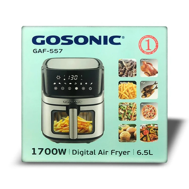 سرخ کن رژیمی بدون روغن ۶.۵ لیتر مدل GAF-557 برند گوسونیک